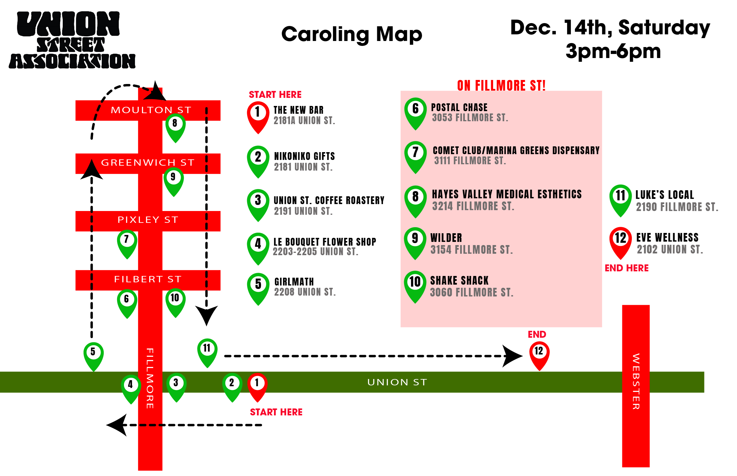 Cow Hollow Map